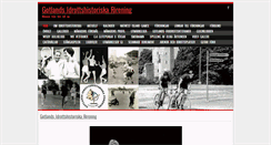 Desktop Screenshot of gotlandsidrottshistoriska.se